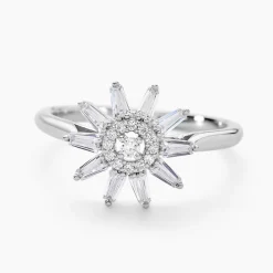 Histoire d'Or Bague Daisy Argent Blanc Oxyde De Zirconium* Bagues|Bagues Fantaisie
