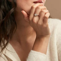 Histoire d'Or Bague Dally Argent Blanc Quartz Oxyde De Zirconium* Bagues|Bagues Fantaisie