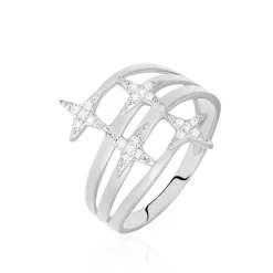 New Histoire d'Or Bague Danilana Or Blanc Diamant