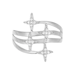 New Histoire d'Or Bague Danilana Or Blanc Diamant