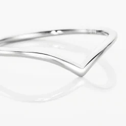 Online Histoire d'Or Bague De Phalange Tricia Argent Blanc