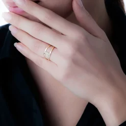 Histoire d'Or Bague Deborah Or Rose Diamant* Bagues|Bagues Avec Pierre