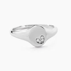 Sale Histoire d'Or Bague Declaration De Zirconium argent blanc oxyde