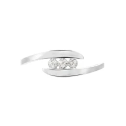 Clearance Histoire d'Or Bague Delphine or blanc diamant