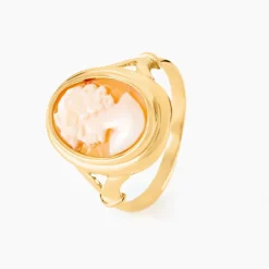 Histoire d'Or Bague Demetrios Or Jaune Camée* Bagues|Bagues Avec Pierre