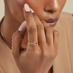 Histoire d'Or Bague Deonne Or Jaune Améthyste Oxyde De Zirconium* Bagues|Bagues Avec Pierre