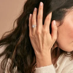 Hot Histoire d'Or Bague Diamina Or Blanc Diamant