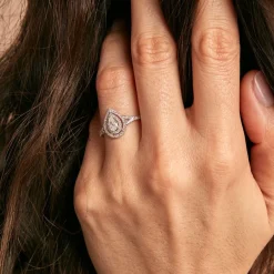 Hot Histoire d'Or Bague Diamina Or Blanc Diamant