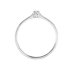 Outlet Histoire d'Or Bague Diamotion or blanc diamant