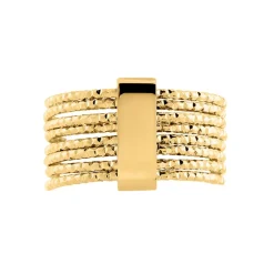 Best Histoire d'Or Bague Dion Acier Jaune