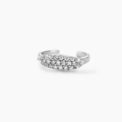 Histoire d'Or Bague D'oreille Unitaire Charmaine Argent Blanc Oxyde De Zirconium* Boucles D'Oreilles|Piercings D'Oreilles
