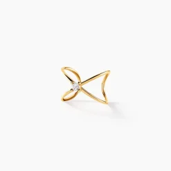 Histoire d'Or Bague D'oreille Unitaire Lenz Or Jaune Oxyde De Zirconium* Boucles D'Oreilles|Piercings D'Oreilles