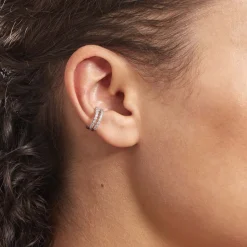 Histoire d'Or Bague D'oreille Unitaire Widar Argent Blanc Oxyde* Boucles D'Oreilles|Piercings D'Oreilles