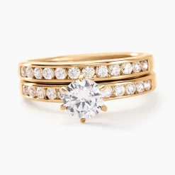 Histoire d'Or Bague Double Jeu De Zirconium* Bagues|Bagues Avec Pierre