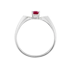 Histoire d'Or Bague Edgina Or Blanc Rubis Et Diamant* Bagues|Bagues Avec Pierre