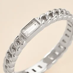 Histoire d'Or Bague Eldi Argent Blanc Oxyde De Zirconium* Bagues|Bagues Fantaisie