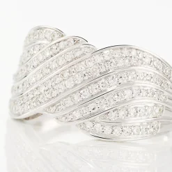 Histoire d'Or Bague Elfidia Or Blanc Diamant* Bagues|Bagues Avec Pierre