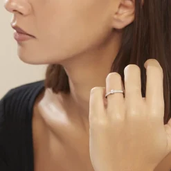 Best Histoire d'Or Bague Eliisa Or Blanc Diamant