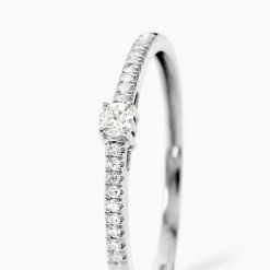 Histoire d'Or Bague Eliisa Platine Blanc Diamant