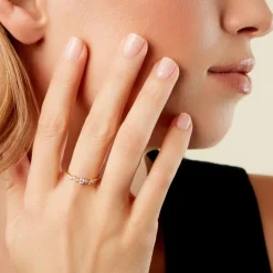 Histoire d'Or Bague Elkan Or Jaune Diamant Synthétique* Bagues|Bagues Avec Pierre