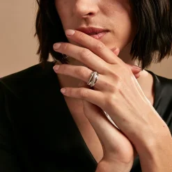 Online Histoire d'Or Bague Elodea or blanc diamant