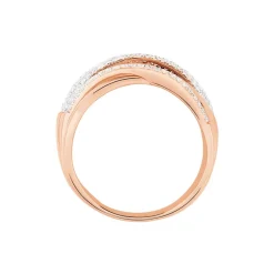 Online Histoire d'Or Bague Elodea or rose diamant