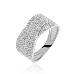 Hot Histoire d'Or Bague Elyne Or Blanc Diamant