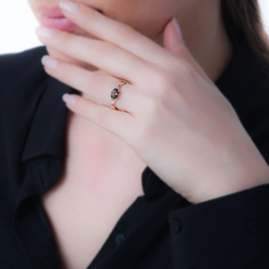 Histoire d'Or Bague Emeline Or Bicolore Amethyste* Bagues|Bagues Avec Pierre