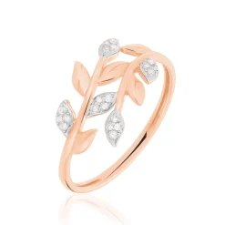 Histoire d'Or Bague Emelyne Or Rose Diamant