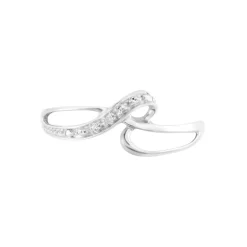 New Histoire d'Or Bague Emma-lise Or Blanc Diamant