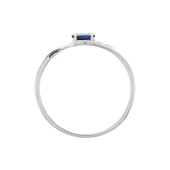 Best Histoire d'Or Bague Emotion Diamant or blanc saphir