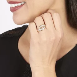 New Histoire d'Or Bague Enora Or Jaune Diamant