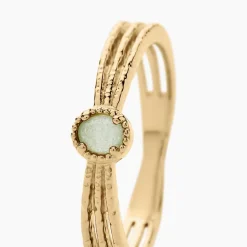 Histoire d'Or Bague Ensoleillée Plaqué Or Jaune Aventurine* Bagues|Bagues Fantaisie