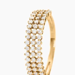 Outlet Histoire d'Or Bague Epiphany Or Jaune Diamant Synthétique