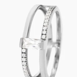 Histoire d'Or Bague Erynn Argent Blanc Oxyde De Zirconium* Bagues|Bagues Fantaisie