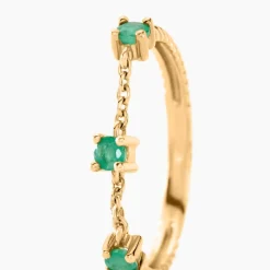 Discount Histoire d'Or Bague Esmerald Rendez Vous Or Jaune Emeraude