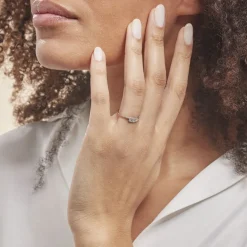 Histoire d'Or Bague Eternite Or Blanc Diamant* Bagues|Bagues Avec Pierre