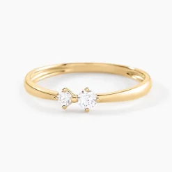 Outlet Histoire d'Or Bague Eugenio Or Jaune Diamant Synthétique