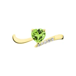 Clearance Histoire d'Or Bague Eva Or Jaune Péridot Et Diamant