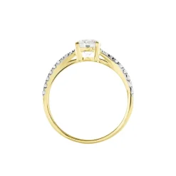 Histoire d'Or Bague Evita Or Jaune Oxyde De Zirconium* Bagues|Bagues Avec Pierre