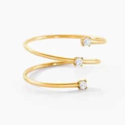 Histoire d'Or Bague Falling Star Or Jaune Oxyde De Zirconium* Bagues|Bagues Avec Pierre