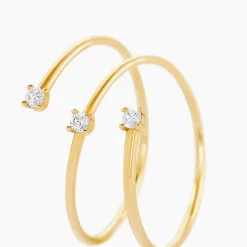 Histoire d'Or Bague Falling Star Or Jaune Oxyde De Zirconium* Bagues|Bagues Avec Pierre