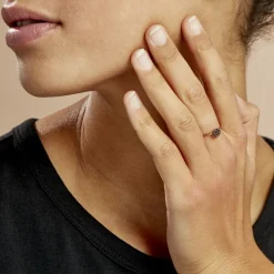 Histoire d'Or Bague Fares Argent Rose Spinelle* Bagues|Bagues Fantaisie