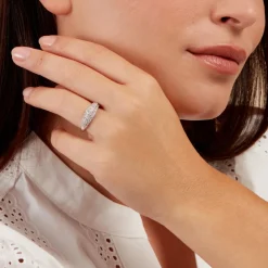 Histoire d'Or Bague Faustine Argent Blanc Oxyde De Zirconium* Bagues|Bagues Fantaisie