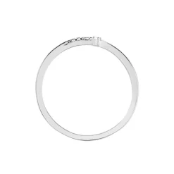 Histoire d'Or Bague Feath Argent Blanc Oxyde De Zirconium* Bagues|Bagues Fantaisie