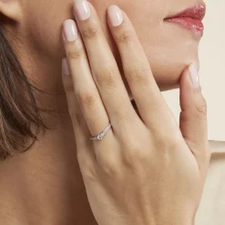 Histoire d'Or Bague Finella Platine Blanc Diamant* Bagues|Bagues Avec Pierre