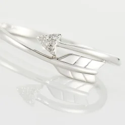 New Histoire d'Or Bague Fleche Or Blanc Diamant