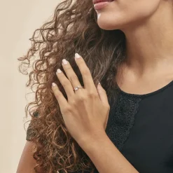 New Histoire d'Or Bague Fleche Or Blanc Diamant