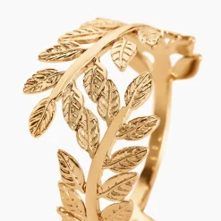 Histoire d'Or Bague Folia Plaqué Or Jaune