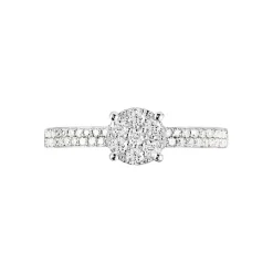 Clearance Histoire d'Or Bague Frika Or Blanc Diamant